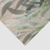 Waterverf leest op gestroomlijnd weefselpapier met tissuepapier (Detail)