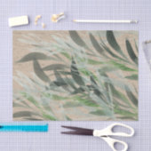 Waterverf leest op gestroomlijnd weefselpapier met tissuepapier (Craft)