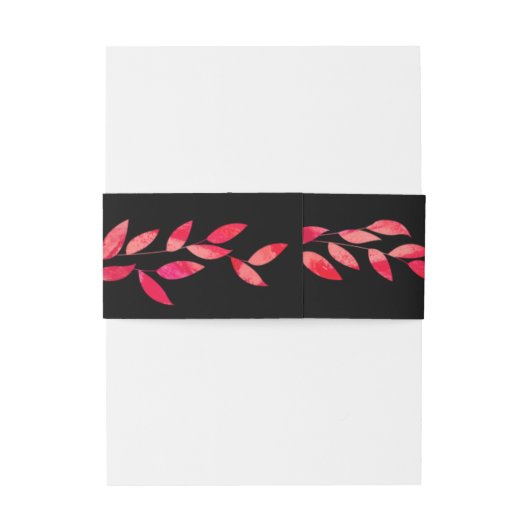 Waterverf leest uitnodigingen wikkel (Achterkant Voorbeeld)