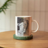 Waterverf leeuw en lamsvlees mok, aanpasbaar koffiemok