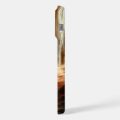 Waterverf Leeuw op de Savannah   iPhone Hoesje (Linkerkant)