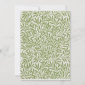 Waterverf leeuw-uitnodiging kaart (Achterkant)