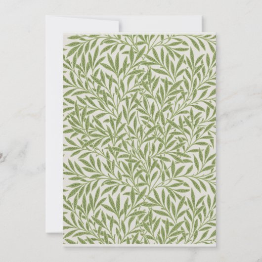 Waterverf leeuw-uitnodiging kaart (Achterkant)