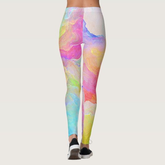 Waterverf Leggings (Achterkant)