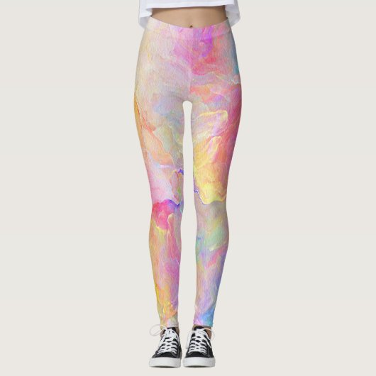 Waterverf Leggings (Voorkant)