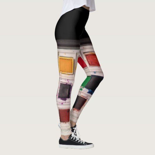 Waterverf Leggings (Rechts)