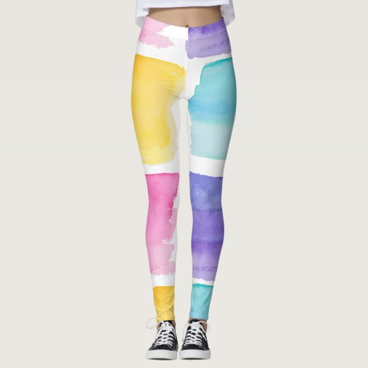 Waterverf Leggings (Voorkant)