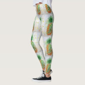 Waterverf Leggings ananas (Links)