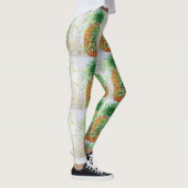 Waterverf Leggings ananas (Rechts)