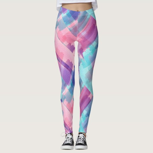 Waterverf Leggings van vrouwen (Voorkant)