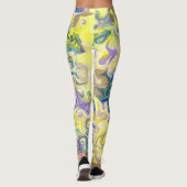 Waterverf Leggings voor vrouwen die van kleur houd (Achterkant)