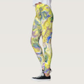 Waterverf Leggings voor vrouwen die van kleur houd (Links)