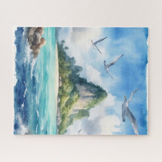 Waterverf Legpuzzel (Horizontaal)