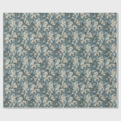 Waterverf Leisteengrijs Botanische Eucalyptusblade Cadeaupapier (Vlak)