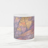 "Waterverf lekt" Mok van gekookt glas (Center)