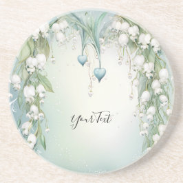 Waterverf Lelie van het Valley Sandstone Onderzett Zandsteen Onderzetter