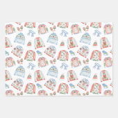 Waterverf lelijke kerst truien inpakpapier (Voorkant)