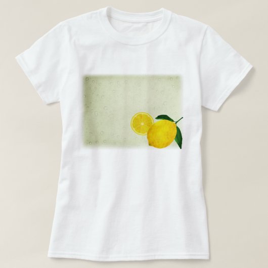 Waterverf Lemon 18 T-shirt (Design voorkant)