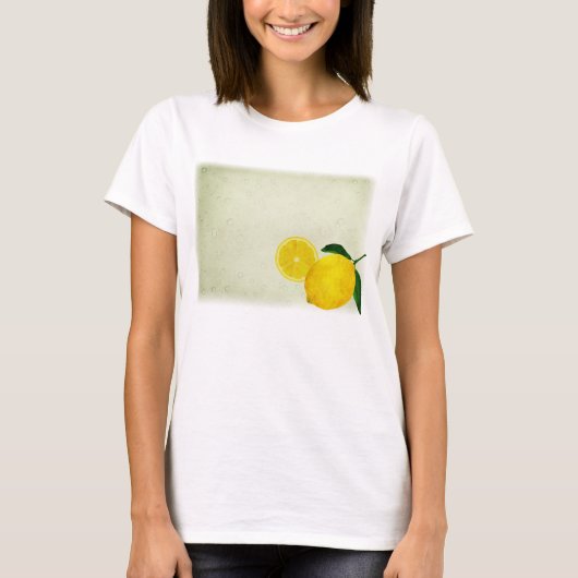 Waterverf Lemon 18 T-shirt (Voorkant)