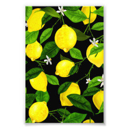 Waterverf Lemon 2 Foto Afdruk