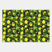 Waterverf Lemon 2 Inpakpapier Vel (Voorkant 2)