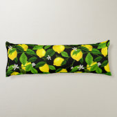 Waterverf Lemon 2 Lichaamskussen (Achterkant)
