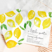 Waterverf Lemon Baby shower Kaart