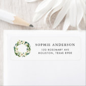 Waterverf Lemon Blossom Wreath Summer Wedding La Etiket (Insitu)