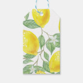 Waterverf Lemon Cadeaulabel (Voorkant)