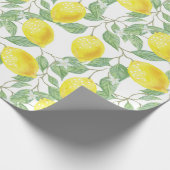 Waterverf Lemon Cadeaupapier (Hoek)
