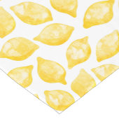 Waterverf Lemon Citrus Pattern Korte Tafelloper (Hoek)