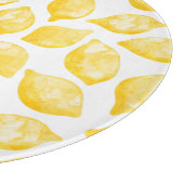 Waterverf Lemon Citrus Pattern Snijplank (Hoek)