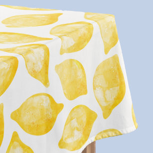 Waterverf Lemon Citrus Pattern Tafelkleed