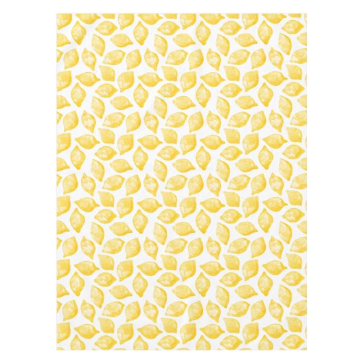 Waterverf Lemon Citrus Pattern Tafelkleed (Voorkant)