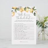 Waterverf lemon die het beste spel kent (Staand voorkant)