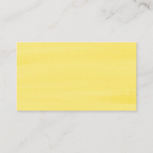 Waterverf Lemon en Greenery Wreath Registry Kaart Plaatskaartje (Achterkant)