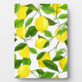 Waterverf Lemon Fotoplaat (voorkant)