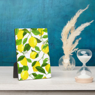 Waterverf Lemon Fotoplaat