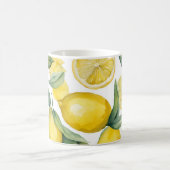 Waterverf Lemon Garden White Koffiemok (Center)