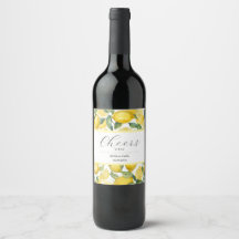 Waterverf Lemon Garden White Wedding