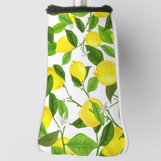 Waterverf Lemon Golfheadcover (Draai 90)