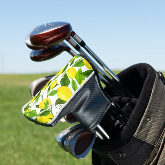 Waterverf Lemon Golfheadcover (Insitu)