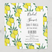 Waterverf Lemon Green Bunch Vrijgezellenfeest Kaart (Voorkant / Achterkant)