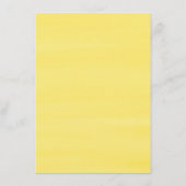 Waterverf Lemon Greenery Wreath wil Baby Informatiekaartje (Achterkant)