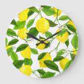 Waterverf Lemon Grote Klok (Voorkant)