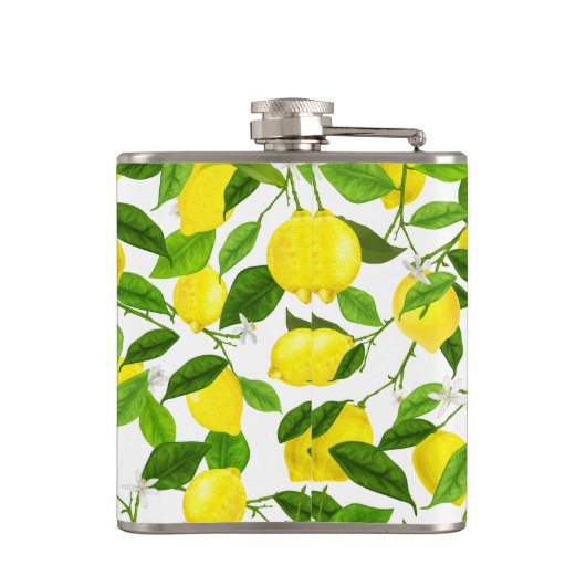 Waterverf Lemon Heupfles (Achterkant)