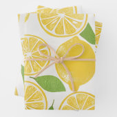 Waterverf Lemon Inpakpapier Vel (In situ)