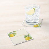 Waterverf Lemon Kartonnen Onderzetters (Insitu)