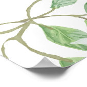 Waterverf Lemon Kitchen Decor Art Poster (Hoek)