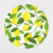 Waterverf Lemon Labels (Design 2)